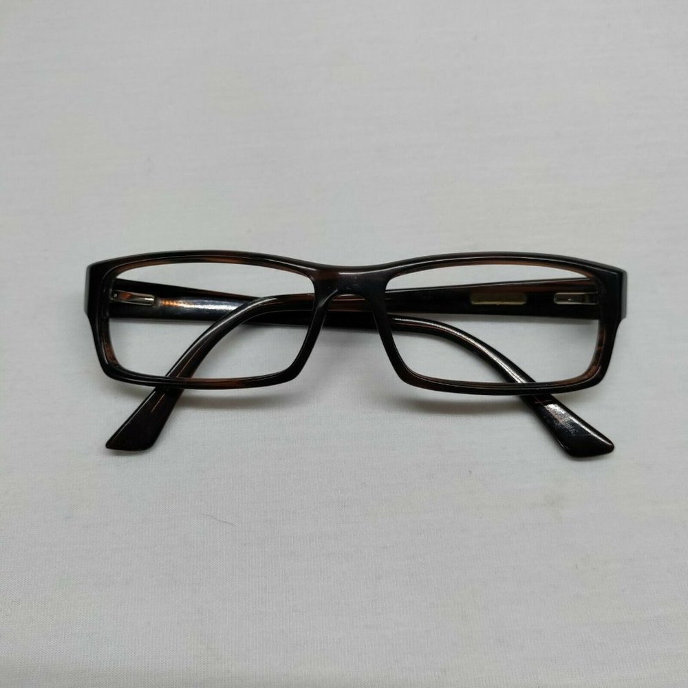 Eddie Bauer Rectangle Brown Eyeglass Frames